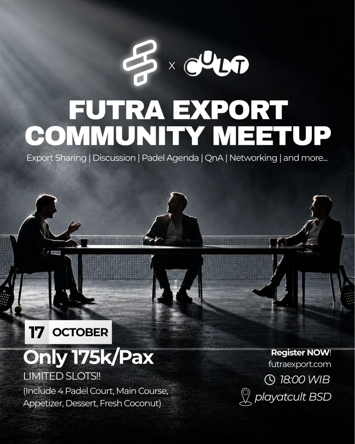 Poster FUTRA Export Community Meetup