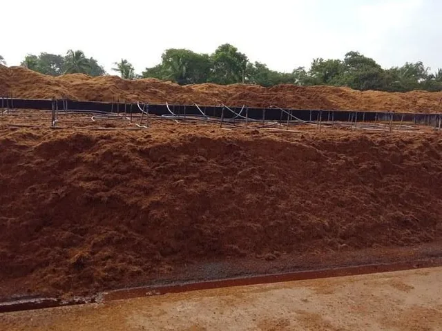 Tempat produksi Cocopeat dari PT Teras Dinar Sejahtera